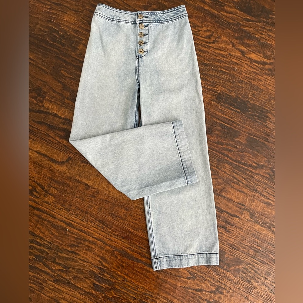 Super cute GB girls low rise jeans size 12 ..with flare leg ..perfect condition